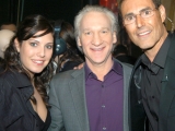 Uri with his daughter Natalie with Bill Maher