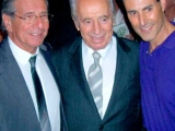 Haim Topol and Shimon Peres