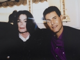 Uri Geller with Michael Jackson
