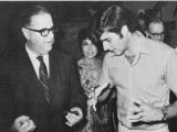 At a party with Abba Eban in 1971