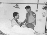 Visiting an Israeli friend wounded near me during the Six-Day War