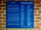 Plaque at American Visionary Museum (AVM) Baltimore, MD, USA.
