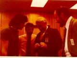 With Wernher von Braun and Edgar Mitchell