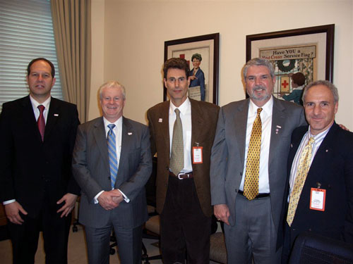 Washington DC, State Department 2006. From L of R Dr. Noam Yifrach, Jack McGuire, Interim CEO of the American	Red Cross, Alan McCurry, Executive Vice President American Red Cross	and Yonathan Yagodovsky, MDA