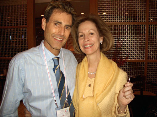 Seoul, Korea 2005. Bonnie McElveen-Hunter, Ambassador of the United States of America and Chairman of the US Red Cross.