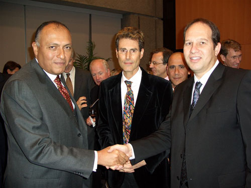 Geneva, Switzerland 2005.  Egyptian Ambassador Sameh H. Shoukry