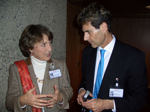 Geneva, Switzerland 2005. Uri with Princess Margaret of Holland