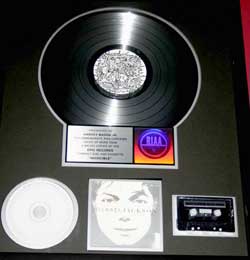 Michael Jackson Gold Disc.