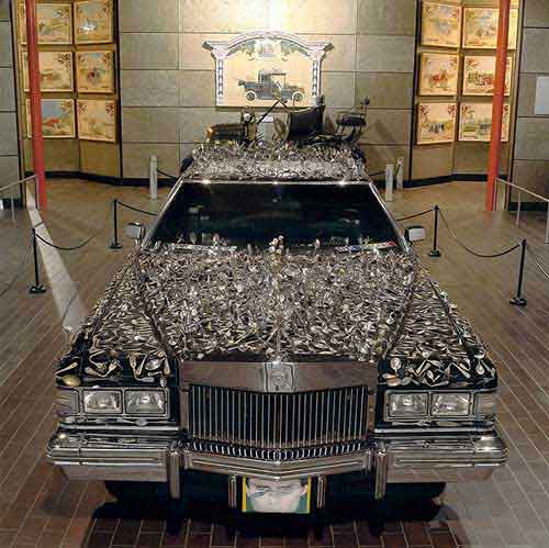 Geller Effect Cadillac at Beaulieu National Museum