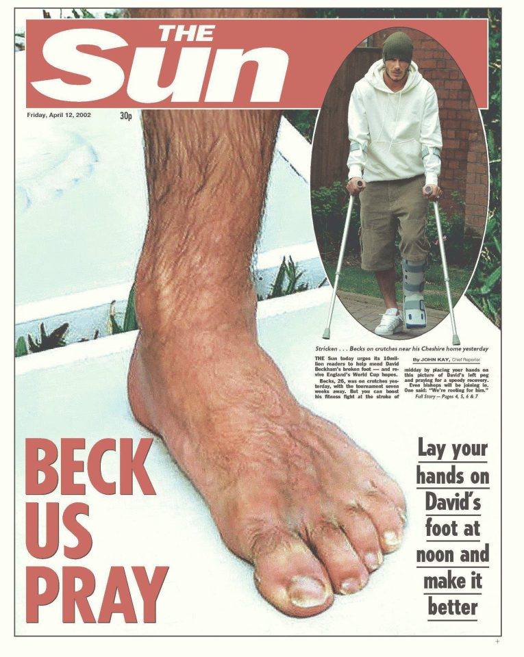 Beckhams Foot.